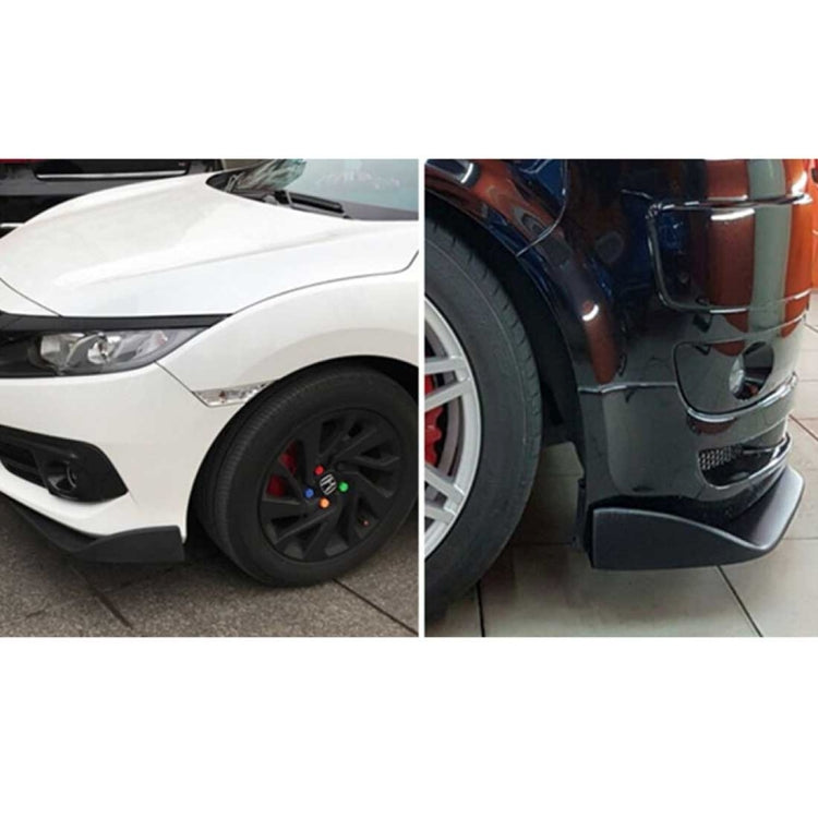 2 PCS Universal Fit Car Front Bumper Spoiler Lip Splitter Diffuser SUV ABS Front Shovel, Length: 68cm - Bumper by PMC TechLife | Online Shopping South Africa | PMC TechLife | Buy Now Pay Later Mobicred