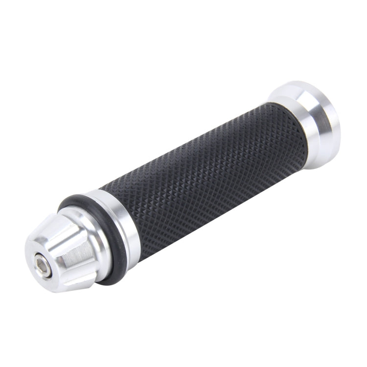 2 PCS Motorcycle Net Texture Metal Left Handle Bar Grips with Rubber Cover for Yamaha - Grips by PMC TechLife | Online Shopping South Africa | PMC TechLife | Buy Now Pay Later Mobicred