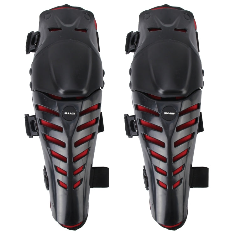 SULAITE Motorcycle Bike Knee Protector Cover(Red) - Sports Safety by PMC Jewellery | Online Shopping South Africa | PMC Jewellery | Buy Now Pay Later Mobicred