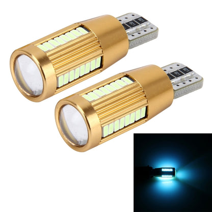 2 PCS T10 2W Constant Current Car Clearance Light with 38 SMD-3014 Lamps, DC 12-16V(Ice Blue Light) - Clearance Lights by PMC Jewellery | Online Shopping South Africa | PMC Jewellery | Buy Now Pay Later Mobicred