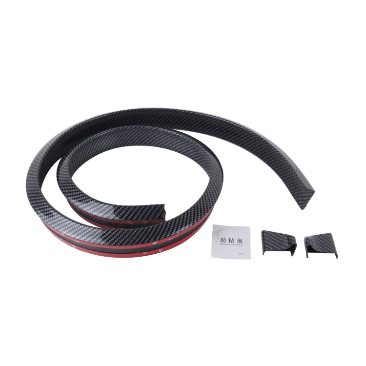 Universal 1.5m Car Front Bumper Lip Splitter Spoiler Skirt Adhesive Protector - Decorative Strip by PMC TechLife | Online Shopping South Africa | PMC TechLife | Buy Now Pay Later Mobicred