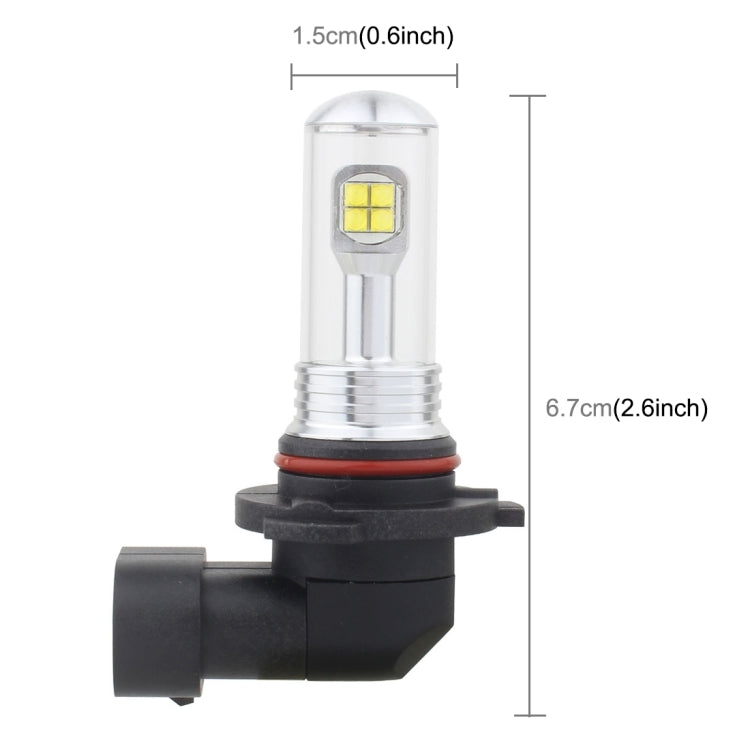 2 PCS  9005 40W 800 LM 6000K 8 LEDs Car Fog Lights, DC 12V(White Light) - Fog / Driving Lights by PMC TechLife | Online Shopping South Africa | PMC TechLife | Buy Now Pay Later Mobicred