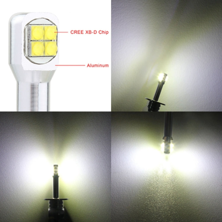2 PCS  H1 40W 800 LM 6000K 8 LEDs Car Fog Lights, DC 12V(White Light) - Fog / Driving Lights by PMC TechLife | Online Shopping South Africa | PMC TechLife | Buy Now Pay Later Mobicred