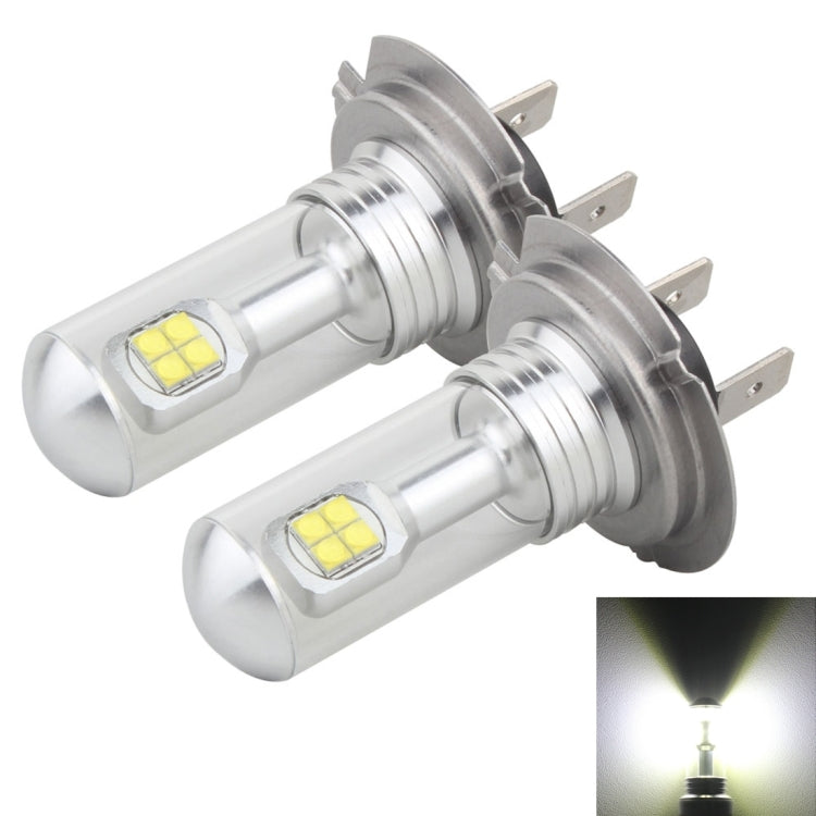 2 PCS  H7 40W 800 LM 6000K 8 LEDs Car Fog Lights, DC 12V(White Light) - Fog / Driving Lights by PMC TechLife | Online Shopping South Africa | PMC TechLife | Buy Now Pay Later Mobicred