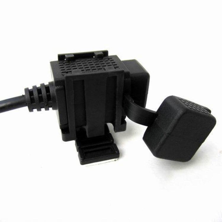 12-24V 2.1A Motorcycle Dual USB Mobile Phone Car Charger, EU Plug - Battery Charger by PMC TechLife | Online Shopping South Africa | PMC TechLife | Buy Now Pay Later Mobicred