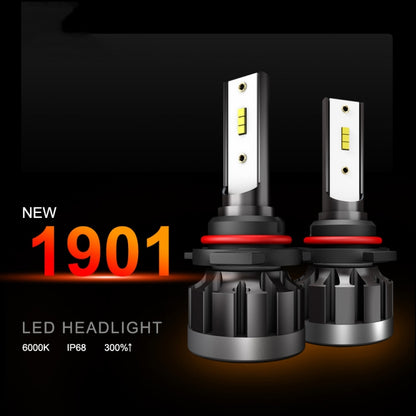 2 PCS 1901 9006 / HB4 DC9-36V 14W 6000K 1400LM IP68 Car LED Headlight Lamps(White Light) - LED Headlamps by PMC Jewellery | Online Shopping South Africa | PMC Jewellery | Buy Now Pay Later Mobicred