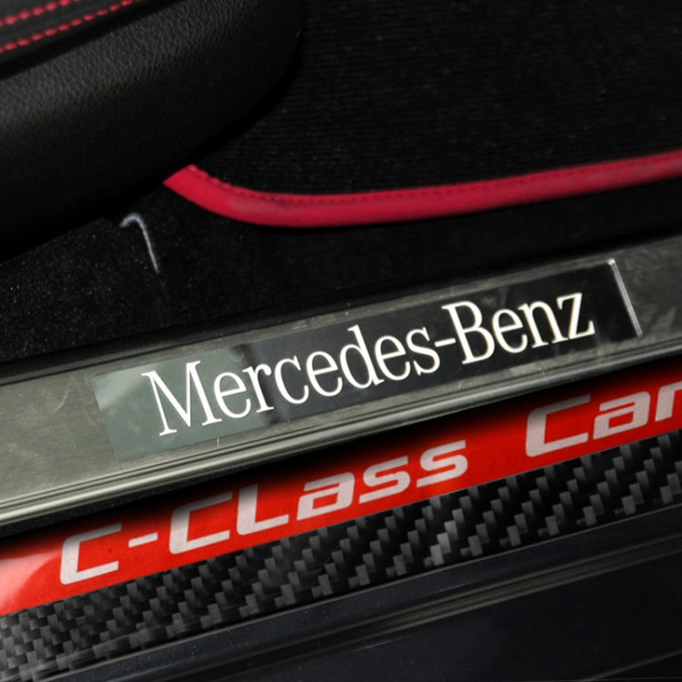 4 PCS Car Carbon Fiber Threshold Decorative Sticker for Mercedes-Benz W204 C Class 2007-2013 - Car Interior Mouldings by PMC TechLife | Online Shopping South Africa | PMC TechLife | Buy Now Pay Later Mobicred