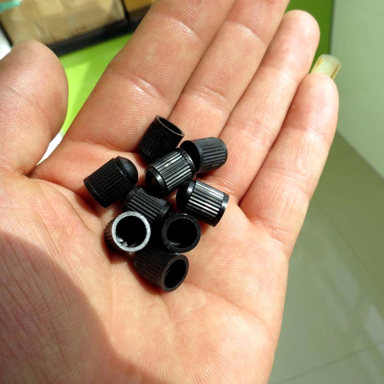 200 PCS Black Tire valve Dust Rubber Cap For Bicycle And Car, Diameter: 10mm(Black) - Tire Valve Caps by PMC TechLife | Online Shopping South Africa | PMC TechLife | Buy Now Pay Later Mobicred