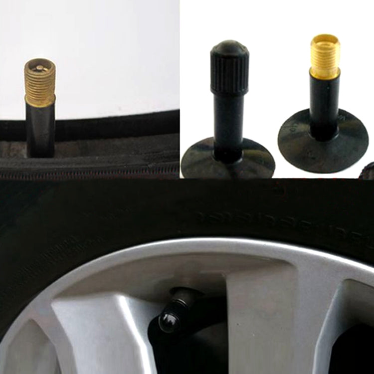 200 PCS Black Tire valve Dust Rubber Cap For Bicycle And Car, Diameter: 10mm(Black) - Tire Valve Caps by PMC TechLife | Online Shopping South Africa | PMC TechLife | Buy Now Pay Later Mobicred