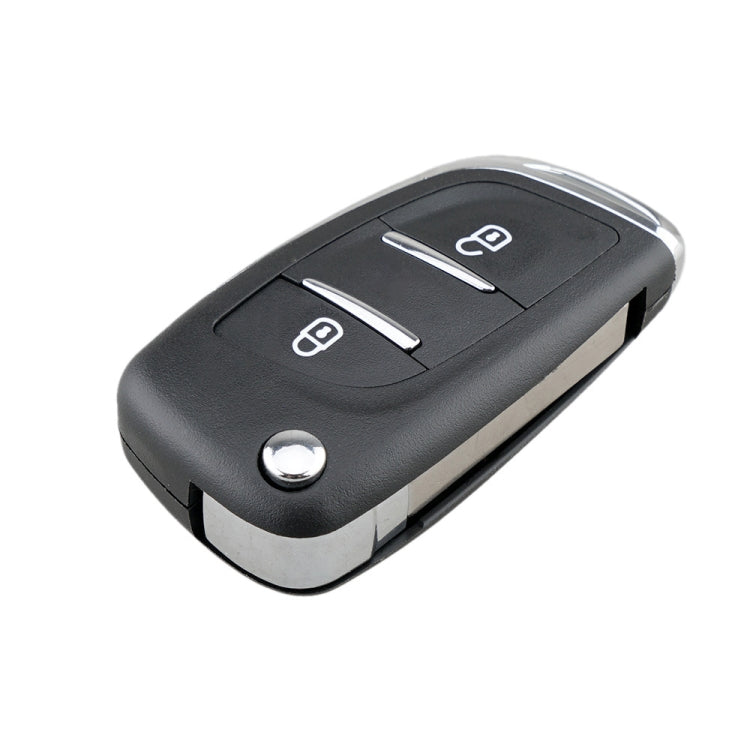 For PEUGEOT Car Keys Replacement 2 Buttons Car Key Case with Grooved and Holder - Car Key Cases by PMC TechLife | Online Shopping South Africa | PMC TechLife | Buy Now Pay Later Mobicred