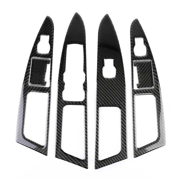 6 PCS Car Carbon Fiber Window Lift Panel ecorative Sticker for Ford New Mondeo 2013-2019 - Car Interior Mouldings by PMC TechLife | Online Shopping South Africa | PMC TechLife | Buy Now Pay Later Mobicred