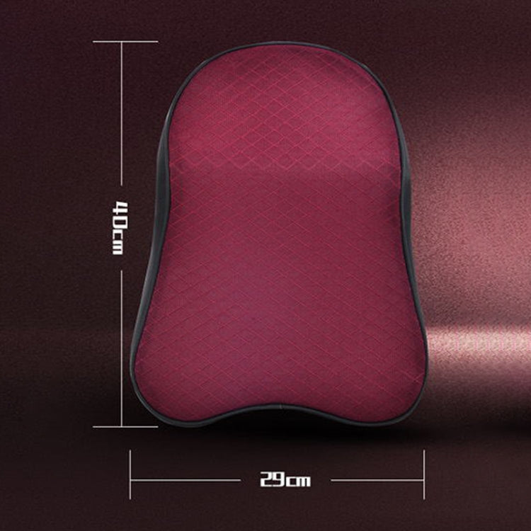 Four Seasons Breathable Memory Foam Car Neck Pillow Polyester Headrest (Beige) - Seat Accessories by PMC TechLife | Online Shopping South Africa | PMC TechLife | Buy Now Pay Later Mobicred