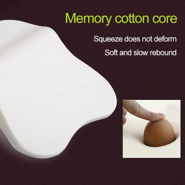 Four Seasons Breathable Memory Foam Car Neck Pillow Polyester Headrest (Yellow) - Seat Accessories by PMC TechLife | Online Shopping South Africa | PMC TechLife | Buy Now Pay Later Mobicred