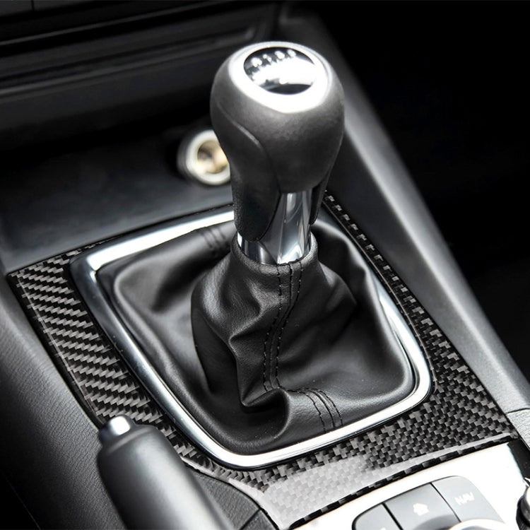 Car Carbon Fiber Left Drive Manual Gear Frame C Decorative Sticker for Mazda Axela 2017-2018 - Car Interior Mouldings by PMC TechLife | Online Shopping South Africa | PMC TechLife | Buy Now Pay Later Mobicred