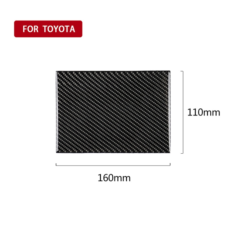 Car Carbon Fiber Storage Box Decorative Sticker for Toyota Eighth Generation Camry 2018-2019 - Car Interior Mouldings by PMC TechLife | Online Shopping South Africa | PMC TechLife | Buy Now Pay Later Mobicred