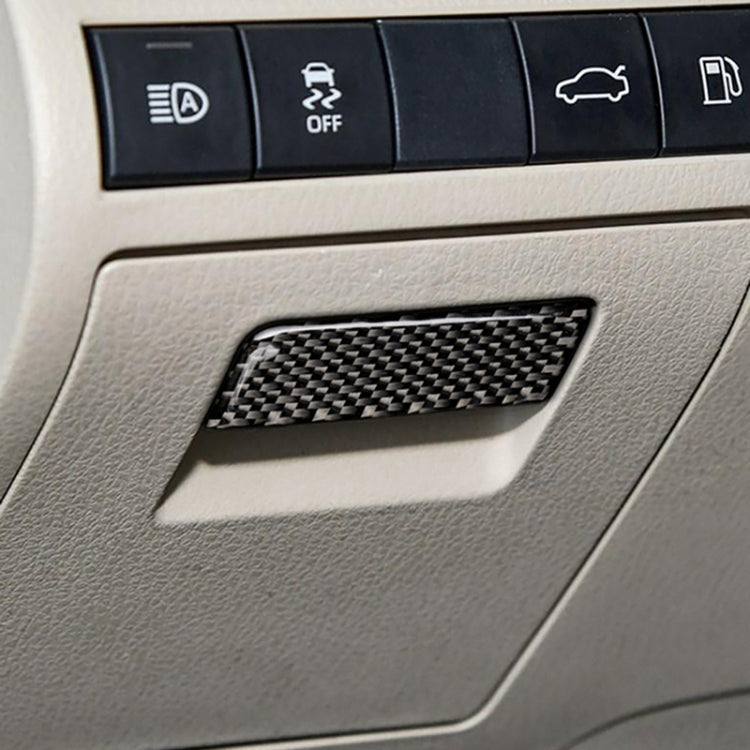Car Carbon Fiber Main Driving Storage Box Handle Decorative Sticker for Toyota Eighth Generation Camry 2018-2019 - Car Interior Mouldings by PMC TechLife | Online Shopping South Africa | PMC TechLife | Buy Now Pay Later Mobicred