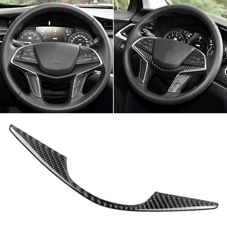 Car Carbon Fiber Steering Wheel Decorative Sticker for Cadillac XT5 2016-2017 - Car Interior Mouldings by PMC Jewellery | Online Shopping South Africa | PMC Jewellery | Buy Now Pay Later Mobicred