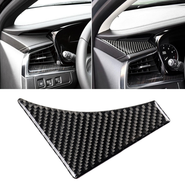Car Carbon Fiber Main Driving Triangle Decorative Sticker for Cadillac XT5 2016-2017, Left Drive - Car Interior Mouldings by PMC Jewellery | Online Shopping South Africa | PMC Jewellery | Buy Now Pay Later Mobicred