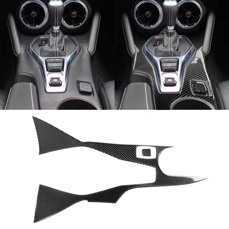 2 in 1 Car Carbon Fiber Central Control Gear Outer Frame Decorative Sticker for Chevrolet Camaro 2017-2019 - Car Interior Mouldings by PMC TechLife | Online Shopping South Africa | PMC TechLife | Buy Now Pay Later Mobicred