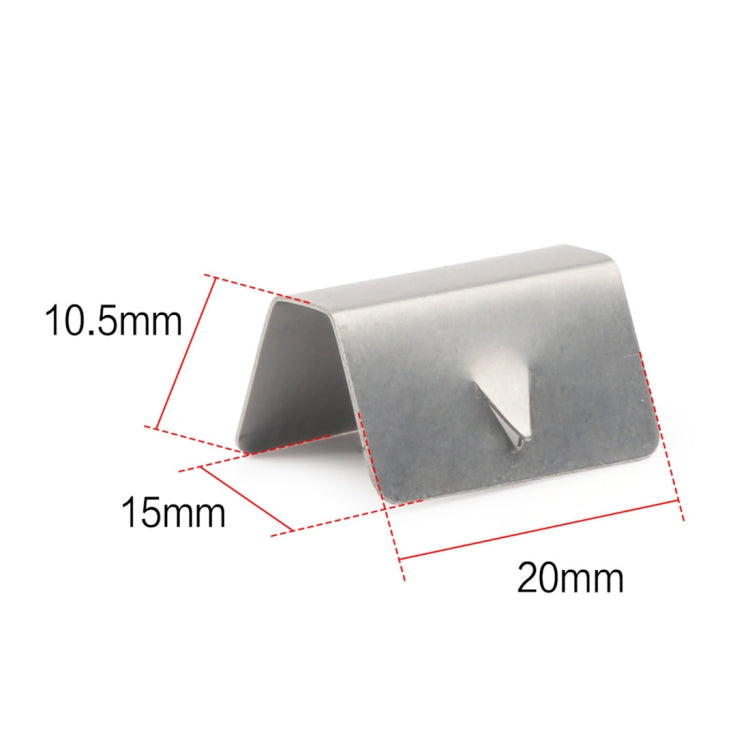10 PCS Car Windshield Clip Wind / Rain Deflector Channel Metal Buckle for Heko G3 - Windscreen Wipers by PMC TechLife | Online Shopping South Africa | PMC TechLife | Buy Now Pay Later Mobicred