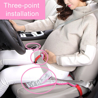 Car Safety Seat Protective Pad with Clip Back Abdominal Belt for Pregnant Woman (Pink) - Seat Belts & Padding by PMC Jewellery | Online Shopping South Africa | PMC Jewellery | Buy Now Pay Later Mobicred