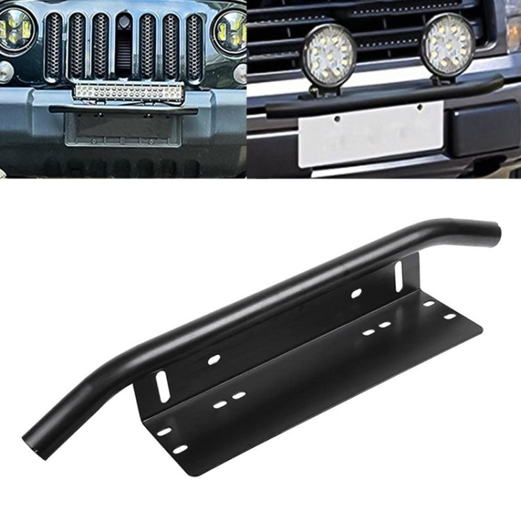 Universal Car License Plate Plastic Bracket Frame Holder Stand Mount (Black) - License Plate Covers & Frames by PMC TechLife | Online Shopping South Africa | PMC TechLife | Buy Now Pay Later Mobicred
