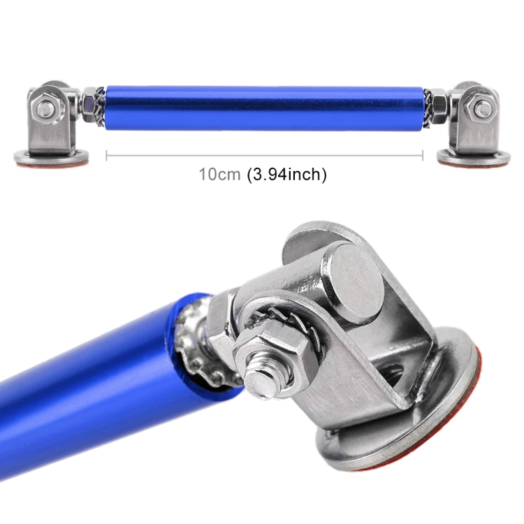 2 PCS Car Modification Adhesive Surrounded Rod Lever Front and Rear Bars Fixed Front Lip Back Shovel, Length: 10cm(Blue) - Trunk & Bumper Accessories by PMC TechLife | Online Shopping South Africa | PMC TechLife | Buy Now Pay Later Mobicred