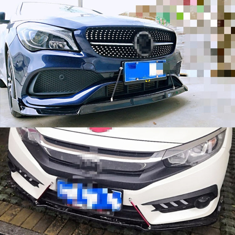 2 PCS Car Modification Adhesive Surrounded Rod Lever Front and Rear Bars Fixed Front Lip Back Shovel, Length: 20cm(Silver) - Trunk & Bumper Accessories by PMC TechLife | Online Shopping South Africa | PMC TechLife | Buy Now Pay Later Mobicred