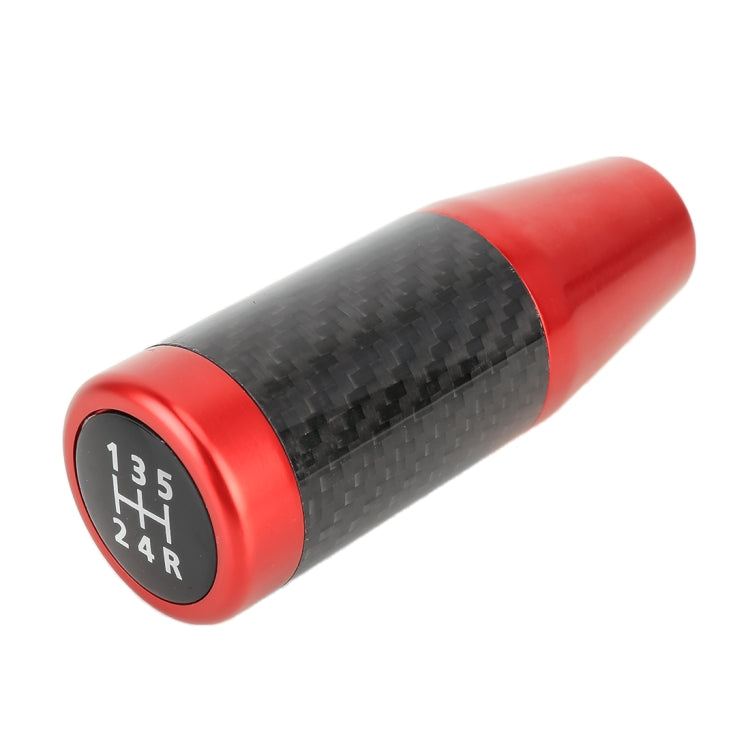 Universal Car Carbon Fiber Pattern Gear Head Gear Shift Knob (Red) - Shift Knob by PMC TechLife | Online Shopping South Africa | PMC TechLife | Buy Now Pay Later Mobicred