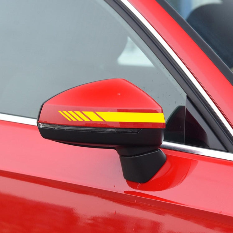 5 in 1 Car Styling Stripe Hood PVC Sticker Auto Decorative Sticker (Yellow) - Decorative Sticker by PMC TechLife | Online Shopping South Africa | PMC TechLife | Buy Now Pay Later Mobicred