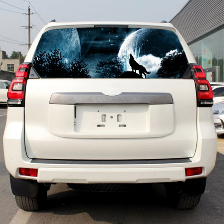 Wolverine Pattern Horror Series Car Rear Window Decorative Sticker, Size: 135 x 36cm - Decorative Sticker by PMC TechLife | Online Shopping South Africa | PMC TechLife | Buy Now Pay Later Mobicred
