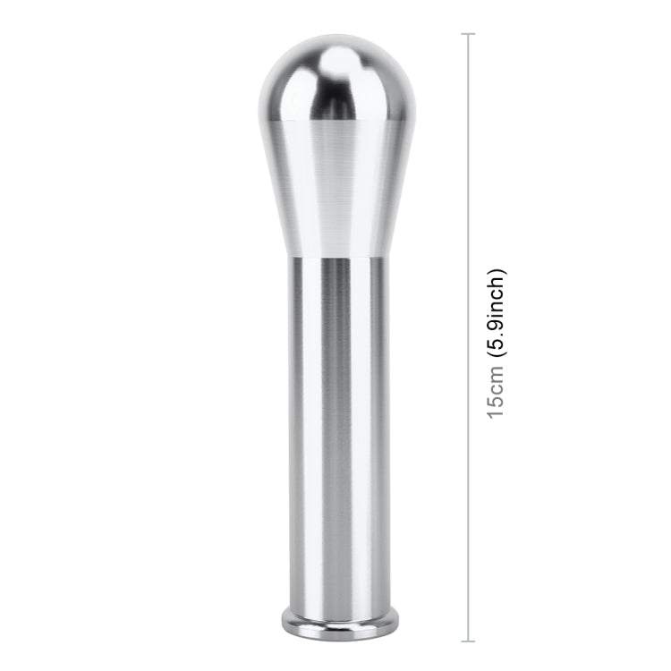 Universal Car Iron Pillar Gear Head Gear Shift Knob (Silver) - Shift Knob by PMC TechLife | Online Shopping South Africa | PMC TechLife | Buy Now Pay Later Mobicred