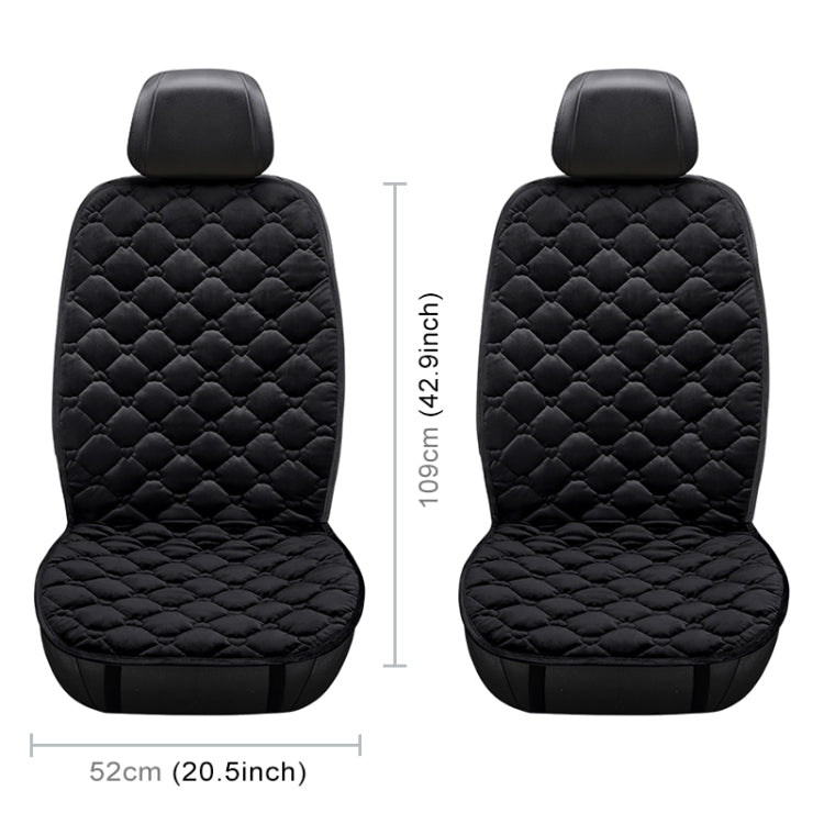 Car 12V Front Seat Heater Cushion Warmer Cover Winter Heated Warm, Double Seat (Black) - Seat Accessories by PMC Jewellery | Online Shopping South Africa | PMC Jewellery | Buy Now Pay Later Mobicred