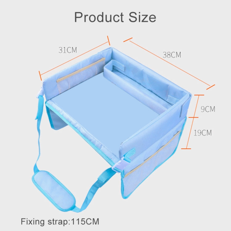 Children Waterproof Dining Table Toy Organizer Baby Safety Tray Tourist Painting Holder (Ocean World) - Seat Accessories by PMC Jewellery | Online Shopping South Africa | PMC Jewellery | Buy Now Pay Later Mobicred