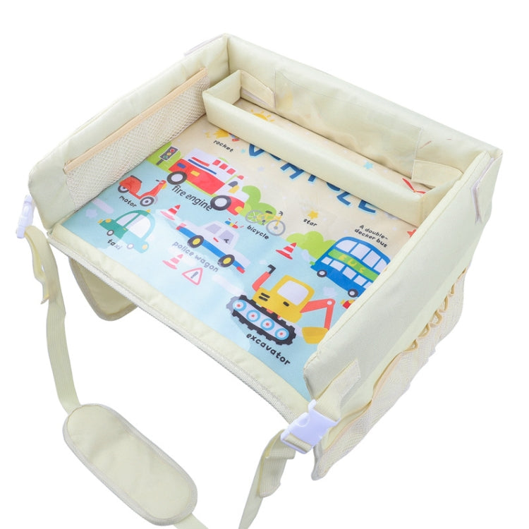 Children Waterproof Dining Table Toy Organizer Baby Safety Tray Tourist Painting Holder  (Car Family) - Seat Accessories by PMC Jewellery | Online Shopping South Africa | PMC Jewellery | Buy Now Pay Later Mobicred