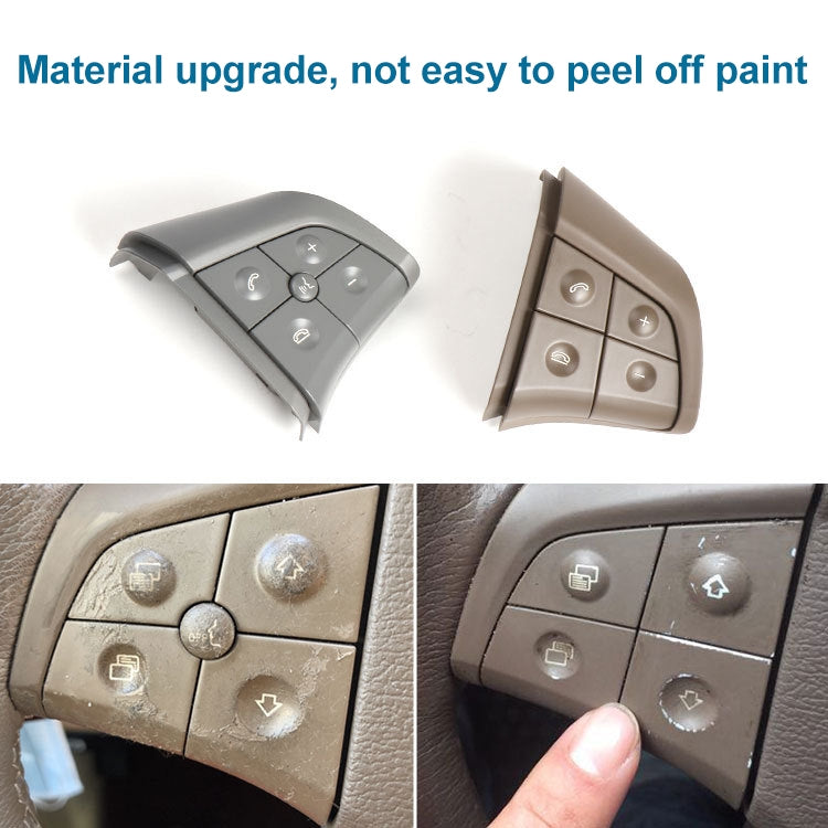 Car Right Side 5-button Steering Wheel Switch Buttons Panel 1648200110 for Mercedes-Benz W164, Left Driving (Black) - Car Switches by PMC TechLife | Online Shopping South Africa | PMC TechLife | Buy Now Pay Later Mobicred