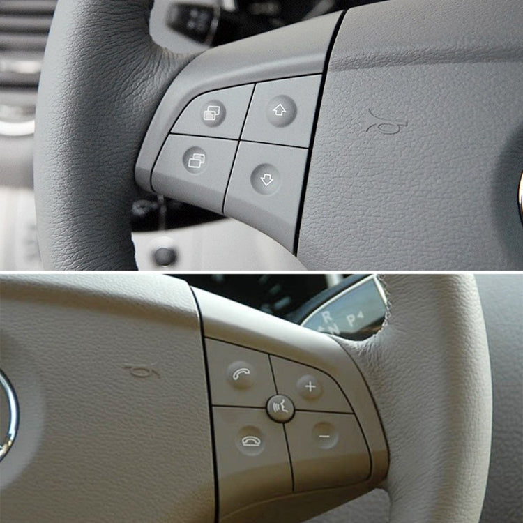 Car Left Side 5-button Steering Wheel Switch Buttons Panel 1648200010 for Mercedes-Benz W164, Left Driving (Coffee) - Car Switches by PMC TechLife | Online Shopping South Africa | PMC TechLife | Buy Now Pay Later Mobicred