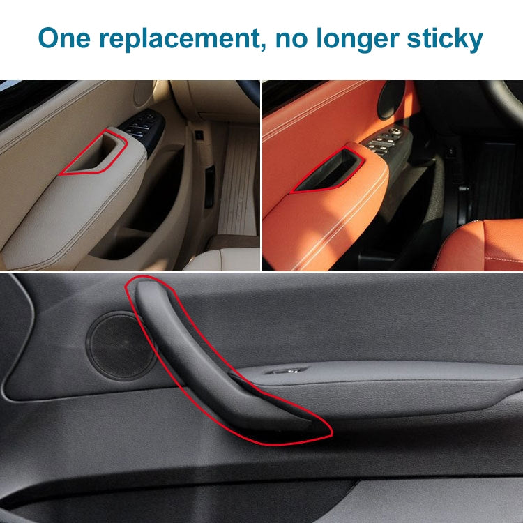 Car Rear Right Inside Doors Handle Pull Trim Cover 5141 7394 519-1 for BMW X3 X4, Left Driving (Beige) - Door Handles by PMC TechLife | Online Shopping South Africa | PMC TechLife | Buy Now Pay Later Mobicred