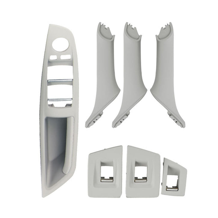 Car Standard Version Inside Doors Handle Pull Trim Cover 5141 7225 873 for BMW F10 F18, Left Driving (Grey) - Door Handles by PMC TechLife | Online Shopping South Africa | PMC TechLife | Buy Now Pay Later Mobicred