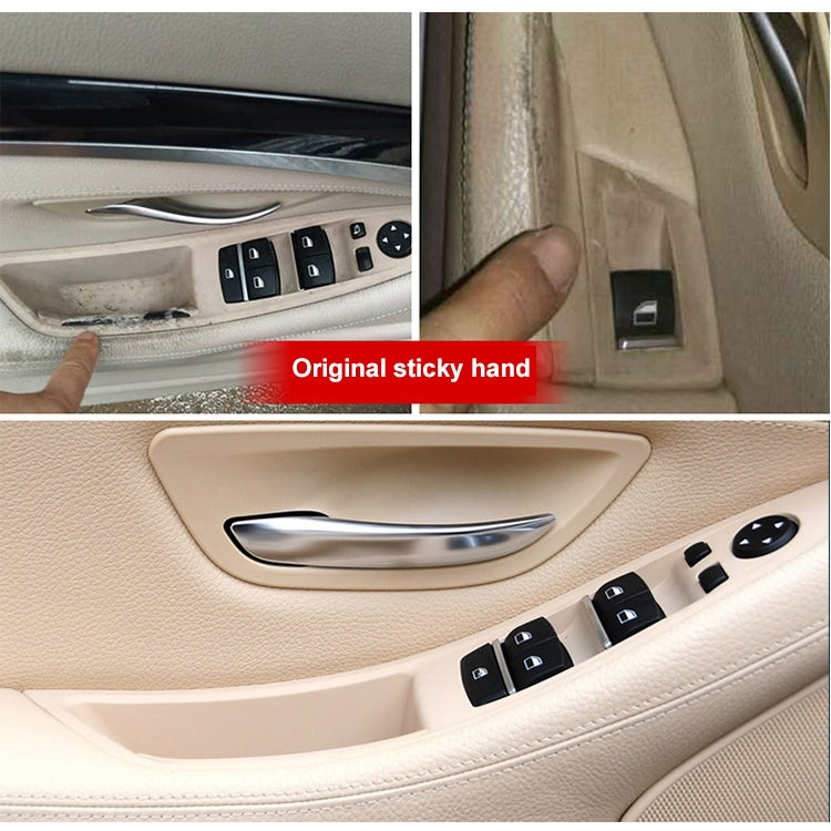 Car Imported Version Inside Doors Handle Pull Trim Cover 5141 7225 873 for BMW F10 F18, Left Driving (Grey) - Door Handles by PMC TechLife | Online Shopping South Africa | PMC TechLife | Buy Now Pay Later Mobicred