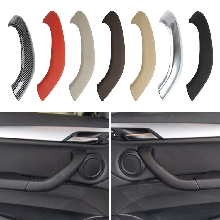 Car Left Side Inside Doors Handle Pull Trim Cover 51417417513 for BMW X1 2016-, Left Driving (Coffee) - Door Handles by PMC TechLife | Online Shopping South Africa | PMC TechLife | Buy Now Pay Later Mobicred