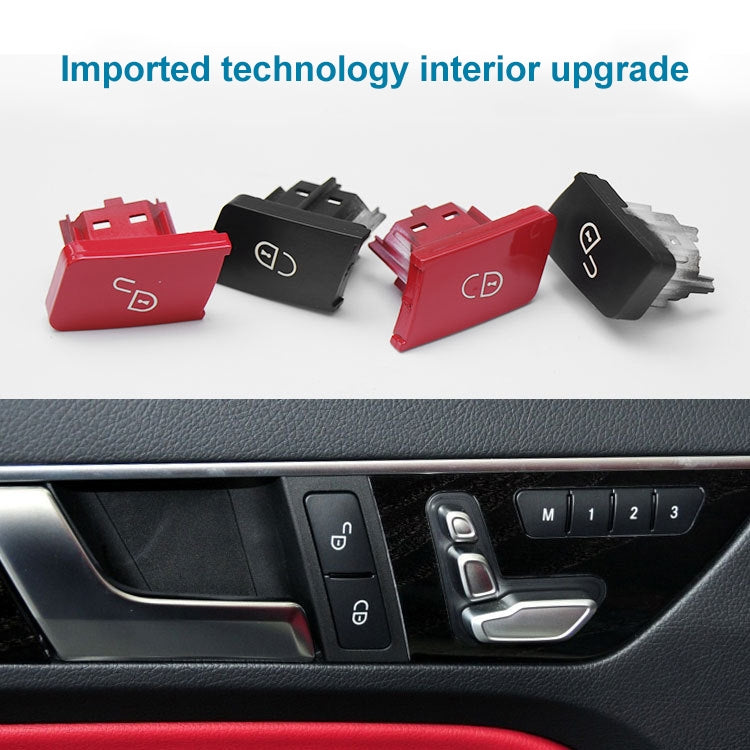 Car Left Side Door Lock Switch Buttons 2049058402 for Mercedes-Benz W204, Left Driving (Red) - Car Switches by PMC TechLife | Online Shopping South Africa | PMC TechLife | Buy Now Pay Later Mobicred