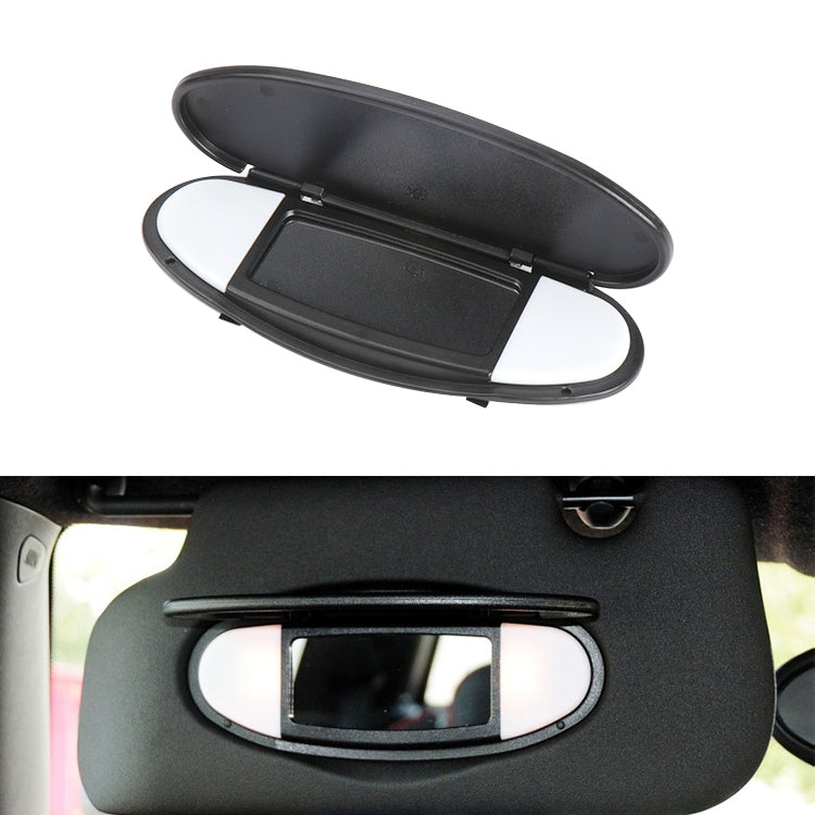 Car Sunshade Makeup Mirror Sun Visor for BMW mini R50R56, Left Driving (Black) - Sunglasses & Glasses Clips by PMC TechLife | Online Shopping South Africa | PMC TechLife | Buy Now Pay Later Mobicred