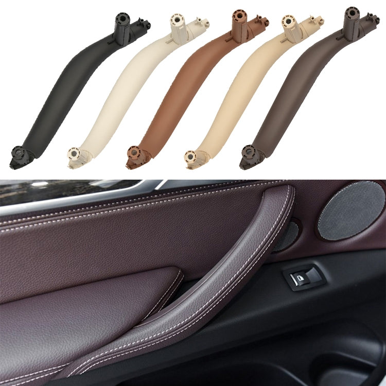 Car Right Side Inside Doors Handle Pull Trim Cover for BMW X5 / X6, Left Driving (Grey White) - free shipping - PMC TechLife - Order now!