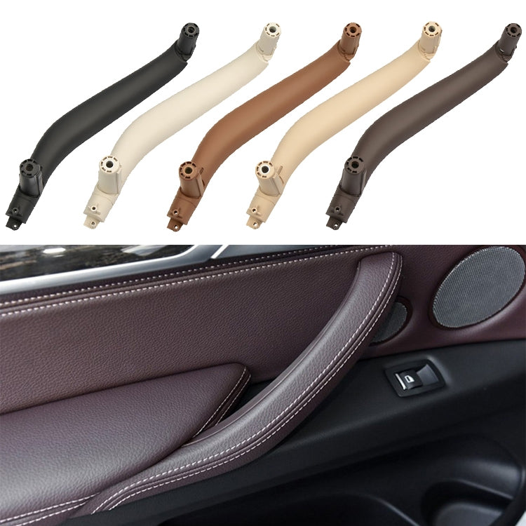 Car Left Side Inside Doors Handle Pull Trim Cover for BMW X5 / X6, Left Driving (Dark Coffee) - Door Handles by PMC TechLife | Online Shopping South Africa | PMC TechLife | Buy Now Pay Later Mobicred
