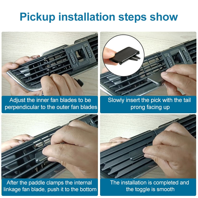 Car Left Side No.1 Air Conditioning Exhaust Switch Paddle for Skoda Octavia 2014-2019, Left Driving - Air Conditioning System by PMC Jewellery | Online Shopping South Africa | PMC Jewellery | Buy Now Pay Later Mobicred