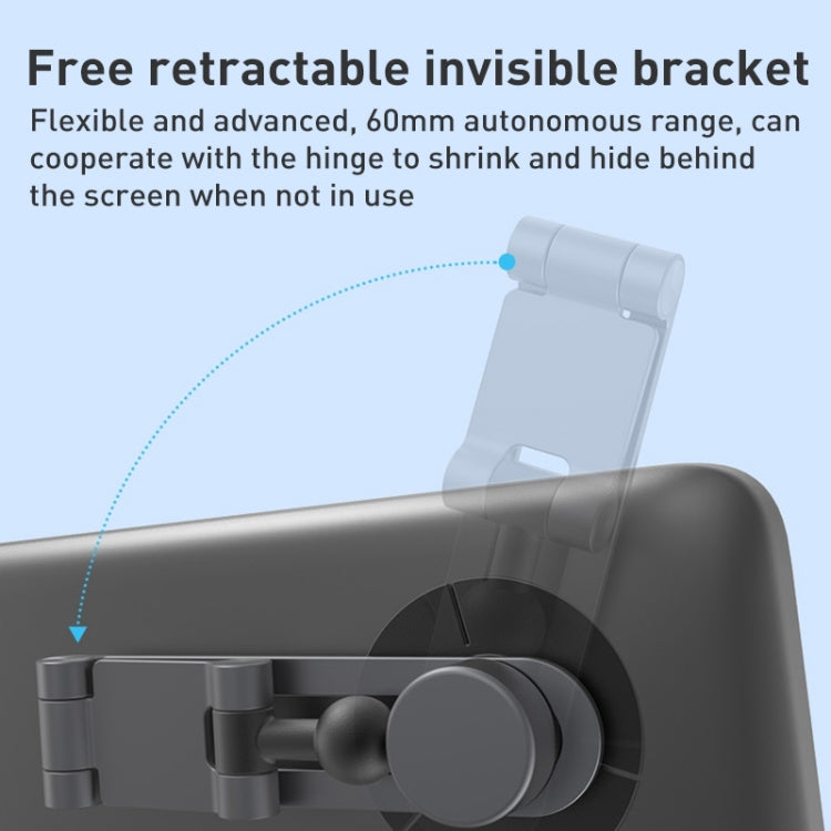 MOMAX CM21E INVISIBLE MOUNT Aluminum Folding Universal Bracket (Grey) - free shipping - PMC TechLife - Order now!