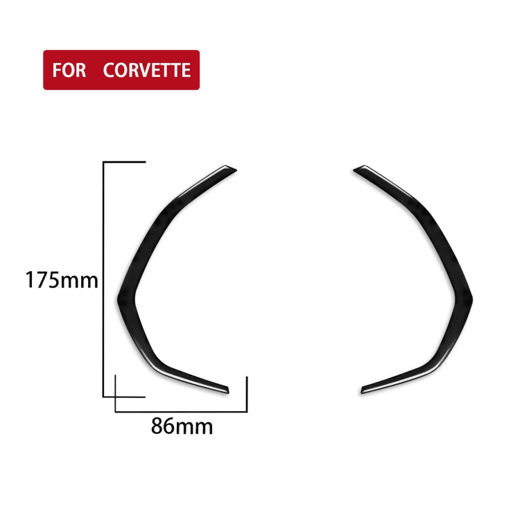 For Chevrolet Corvette C7 2014-2019 2 in 1 Car Dashboard Frame Decorative Sticker, Left Drive - Car Interior Mouldings by PMC TechLife | Online Shopping South Africa | PMC TechLife | Buy Now Pay Later Mobicred