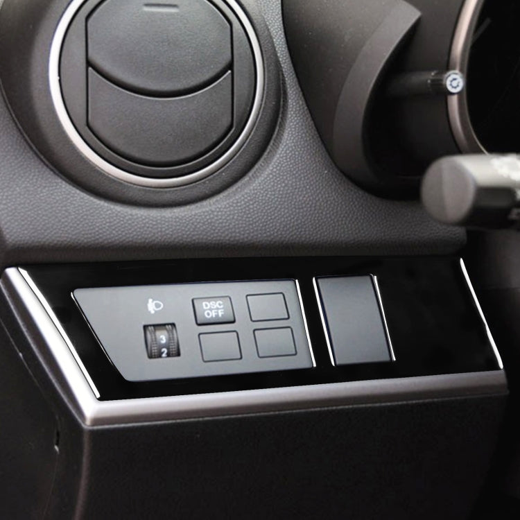 For Mazda 3 Axela 2010-2013 Car Headlight Switch Panel Decorative Sticker, Left Drive - Car Interior Mouldings by PMC TechLife | Online Shopping South Africa | PMC TechLife | Buy Now Pay Later Mobicred