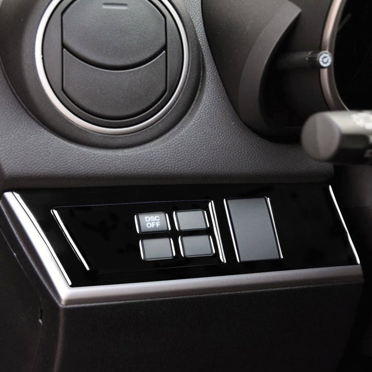 For Mazda 3 Axela 2010-2013 Car Headlight Switch Panel Set Decorative Sticker, Left Drive - Car Interior Mouldings by PMC TechLife | Online Shopping South Africa | PMC TechLife | Buy Now Pay Later Mobicred